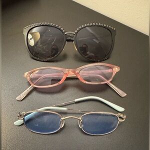 Y2K Tommy Hilfiger Silver & Rebecca Minkhoff sunglasses bundle
